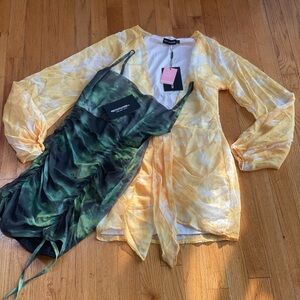 Yellow and Green Dress Bundle